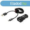 Lampa, Szivargyjts Tlt + Micro Usb kbel, 12/24V