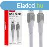 Amio, Adatkbel Usb-Usb C, Fehr 2m 60W