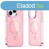 Glitter MagSafe tok iPhone 16 - rzsaszn csillogs