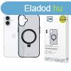 3mk Smoke Magsafe & Stand tok kitmasztval iPhone 16 - 