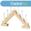 EMOS DCAW11, LED gyertyatart, fa, 29 cm, 2x AA, beltri, me
