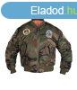 Mil-Tec gyerekkabt bomber, woodland