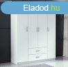 Drohmo ROMANA 160 gardrbszekrny, 160x205x52 cm, fehr