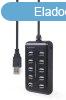 Gembird 10-port USB 2.0 Hub Black