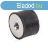 Rezgscsillapt gumibak Gopart 3. tpus M8 - 30 x 40 mm