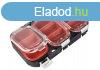 Daiwa Waterproof Sealed Unit Case Red Smoke vzll doboz 9 