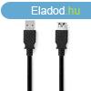 Nedis USB-A to USB-A cable 2m Black