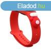 Karcsonyi csereszj Xiaomi Mi Band 4 / Mi Band 3 piros (kes