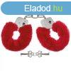 MFH Bilincs piros plss bortssal, 2 kulcs, krmozott