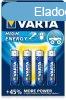 VARTA Longlife Power AAA alkli mikroelem, 1,5V, 4 db/csomag