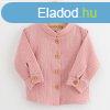 Baba muszlin ing New Baby Soft dress rzsaszn