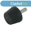 Rezgscsillapt gumibak Gopart KP tpus M6 - 25 x 17 mm