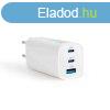 Delight Hlzati Adapter USB + Type-C PD45W Gyorstltssel (