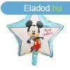 Mickey eger csillag alak fla lufi - 45 cm