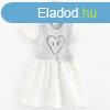 Baba nyri ruha fejpnttal New Baby Szivecske