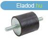 Rezgscsillapt gumibak Gopart 1. tpus M10 - 50 x 50 mm (V