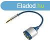 Audi eloszt, 3,5 mm fm sztere dug-2x3,5 mm fm sztere 
