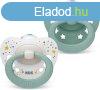 NUK Signature szilikon cumi 0-6 h 2db - Green