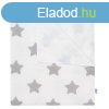 New Baby pelenkz altt flanell csillagok szrke