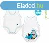 J Bimbi kombidressz 0-36 h biopamut Summer Sealife Blue Fis