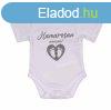 Hamarosan rkezem jszltt baba body, babavr ajndk