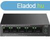 TP-LINK Switch 5x100Mbps (4xPOE) Fmhzas Asztali, LS105LP