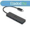 I-TEC 4-port USB-C Slim Passive Hub Black