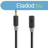 Nedis Stereo Audio Cable 3,5mm jack 5m Black