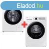 SAMSUNG WW80CGC04DAHLE + DV80CGC0B0AHLE