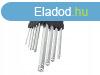 Qtools imbuszkulcs kszlet, gmbfej vggel 9 db, 1,5-10mm, 