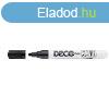 Lakkmarker, decomarker 2-4mm, kerek Ico fekete