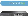 TP-LINK Switch 16x1000Mbps(16xPOE+) + 2xGigabit SFP, Menedzs