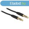 Delock Kbel - 83436 (3.5mm Jack, 4 pin, apa/apa, 2m)