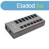 I-TEC 7 port USB 3.0 Charging Hub+Power Adapter 36W Grey