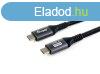 EQuip USB-C 4 Gen3 to USB-C 100W cable 1,2m Black