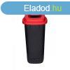 Plafor Sort szelektv hulladkgyjt, szemetes 90L fekete/pi