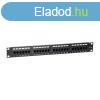 Equip Patch panel - 235325 (24 port, Cat5e, 1U, rnykolatla