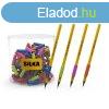 Ceruza markolat, spirl, szilikon, csillm, 72 db/display, S