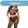 LEG AVENUE ? fekete hls leggings s crop top vllra szabad