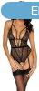 Cottelli String Body with Removable Suspenders 2643324 Black