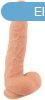 Nature Skin Dildo with Movable Skin 24,7 cm