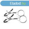 Easytoys Metal Nipple Clamps With Ring Fetish Collection