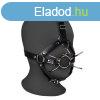 Ouch! Xtreme Head Harness with Spider Gag and Nose Hooks Bla