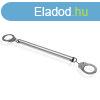 Ouch! Spreader Bar with Hand or Ankle Cuffs Silver