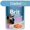 BRIT PREMIUM CAT TASAK DELICATE FILLETS IN GRAVY WITH SALMON