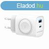 Gembird 2-in-1 20W Apple Watch + phone fast charger White