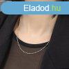 Nyaklnc 925 ezstbl - hullmos rszek spirlban, 1,5 mm