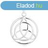925 ezst medl - kr alak kelta Triquetra szimblum