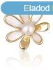 JwL Luxury Pearls Aranyozott bross 2 az 1- ben fehr igazgy