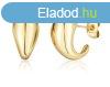 JVD Stlusos aranyozott flbeval Tear drop SSSE0155X20GO00